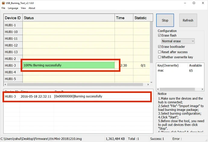 usb burning latest version